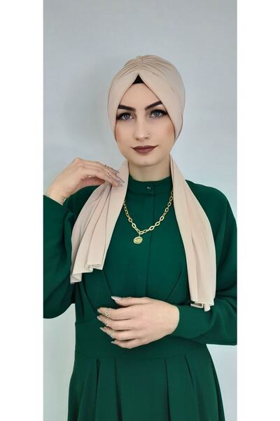 R&S modibone تصميم جاهز لشال بونيه باللون البيج