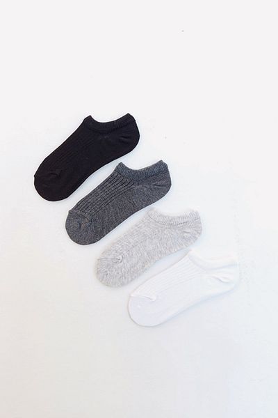 MEM SOCKS Чифт от 4 детски чорапи тип „дерби“ (невидими)