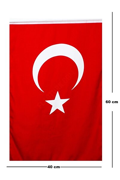 İrem Parti Dükkanı Türk Bayrağı 40 X 60 Cm Alpaka Kumaş