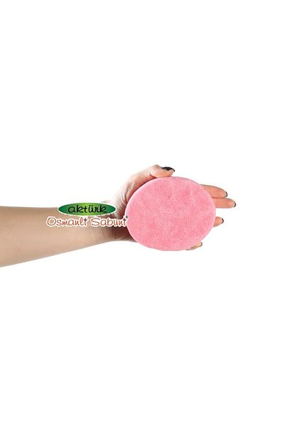 aktürk osmanli sabuni Rose Rose Extract Glycerin - Foam Bath Sponge 120 Gr
