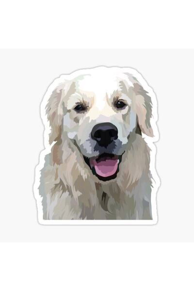 TSC Autocolant pentru câine Golden Retriever Auto Auto Pastă 17cm A2