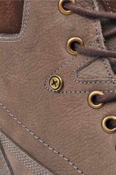 Voyager Becker Сірий нубук на блискавці Чоловічі черевики з натуральної шкіри Сірий нубук