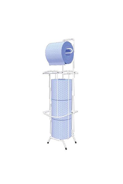 Metaltex Θήκη για χαρτί υγείας με λευκό πόδι 005678