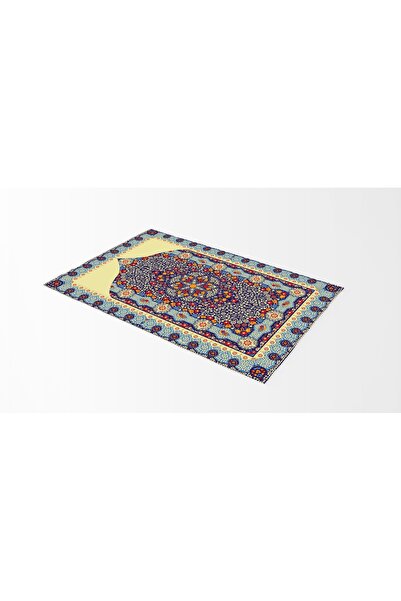 MEKTA HOME Covor de rugăciune verde gros și moale cu zestre - Mktnmz-005