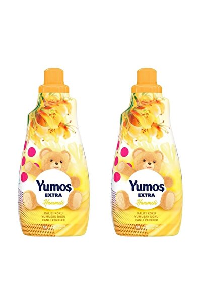Yumoş Extra Konsantre Yumuşatıcı Hanımeli 60 Yıkama 1440 ml X 2 Adet
