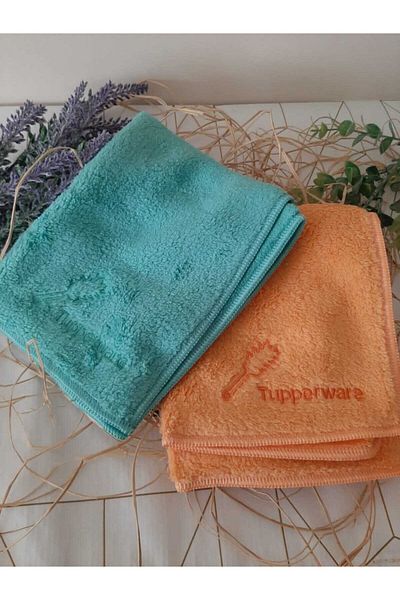 Tupperware Orange Dust Cloth