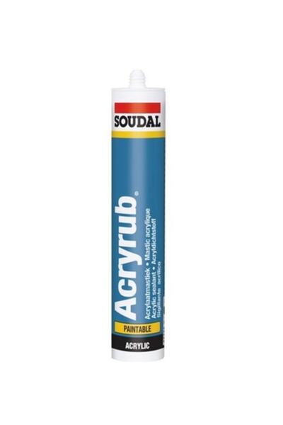 Soudal Antrasit Gri Silikonize Akrilik Mastik