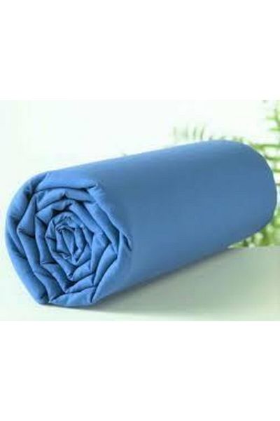 Aslans Cearșaf de pat elastic Ranforce supradimensionat albastru