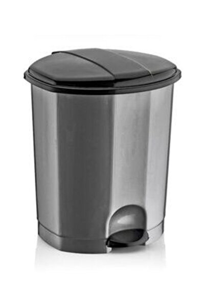 CENGİZ سلة المهملات باللون الرمادي سعة 18 لترًا، موديل عالمي