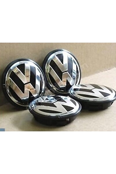 Space Vw 6.5 Cm Gri Jant Göbeği Kabartmalı Jant Göbek 4 Adet