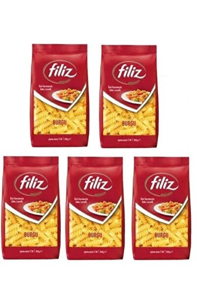 FİLİZ 5 Paket Burgu Makarna 500 Gram