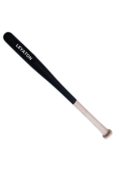 Leyaton Ahşap Siyah Beyzbol Sopası 61 cm