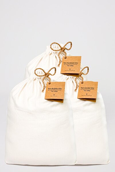 Taze Tahılım Avantajlı Ekmek Paketi 3×5kg Tam Buğday Unu Tam Karakılçık Unu T...