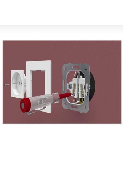 VİKO Karre Grounded Socket