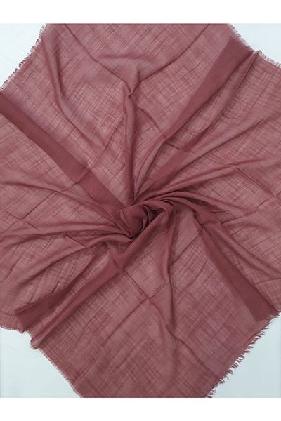 BENLİ Eșarfă de culoare uni din bumbac bumbac pentru femei 100x100cm