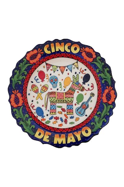Dünyadan Hediyeler Cinco De Mayo 30 Cm No.2 Ceramic Plate