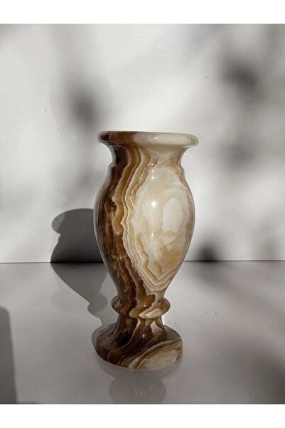 ÇALKAN Doğal Onyx Mermer Vazo