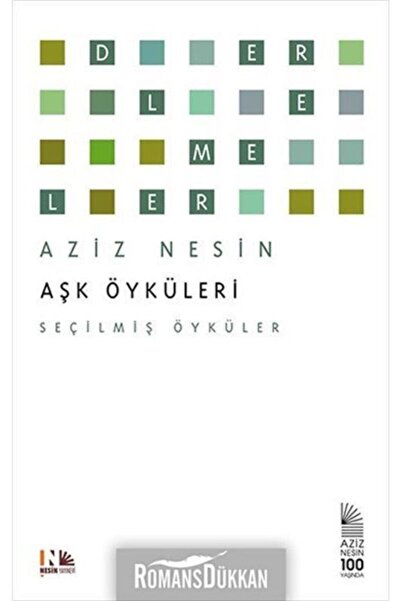 Nesin Yayınevi Aşk Öyküleri Seçilmiş Öyküleri