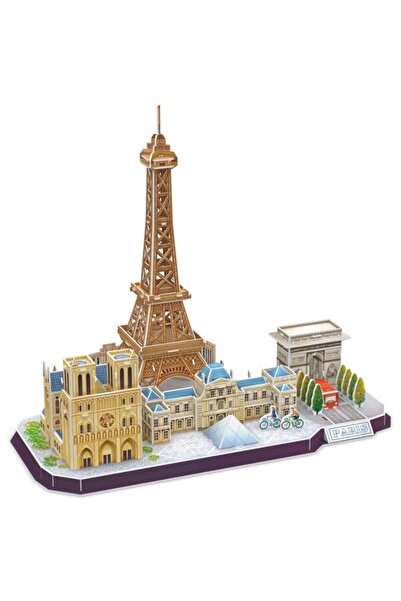 Genel Markalar 3d 114 Parça Puzzle City Line Paris
