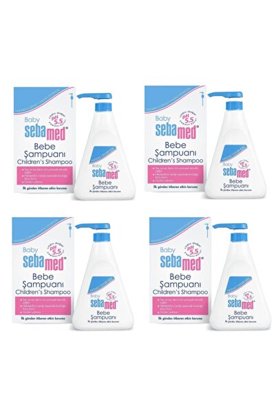 Sebamed 500 ml*4 Baby Shampoo - Non-Burning and Paraben-Free