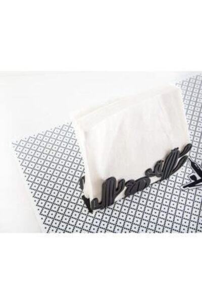 CAROLİNA Kaktüs Figürlü Metal Peçetelik