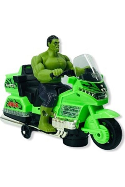 AVENGERS Pilli Sesli Işıklı Yeşil Dev Hulk Motor