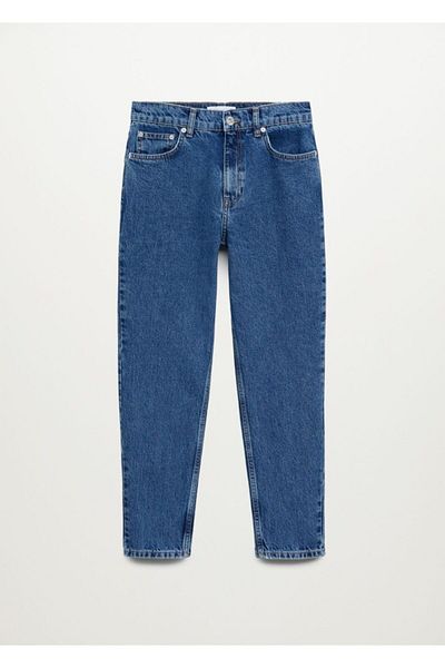 MANGO Woman Pantaloni Blue Jean de damă