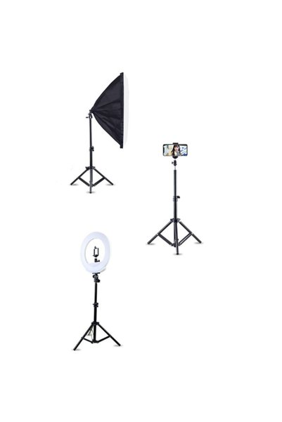 Marcador 2 Metre Işık Ayağı Light Stand+tripod Ayağı Stand