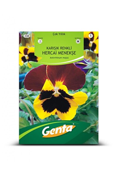 Genta Çok Yıllık Karışık Renkli Hercai Menekşe 208