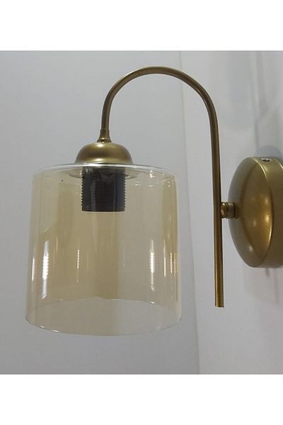 Uçar Antique Wall Sconce Honey Glass
