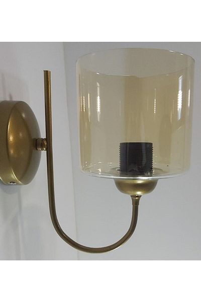 Uçar Antique Wall Sconce Honey Glass