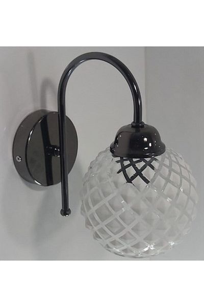 Uçar Pilatin Round Diamond Glass Sconce