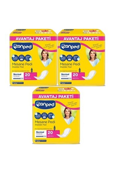 Canped Mesane Pedi Avantaj Pk Klasik L-büyük Boy 20'li 3 Paket