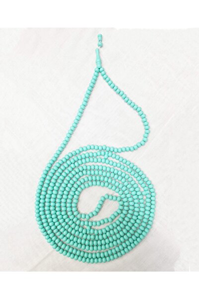 Çağrı 500 قطعة 10 مم مسبحة زكير خضراء مائية قطعة واحدة