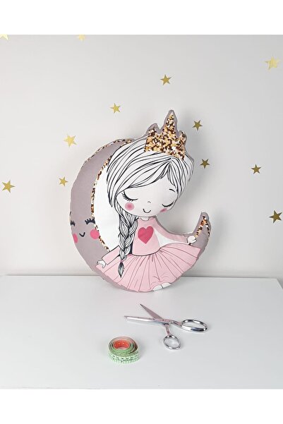 MEKTA HOME Prenses Pofuduk Dekoratif Uyku Arkadaşı Yastığı Ve Kırlent Mktua-020