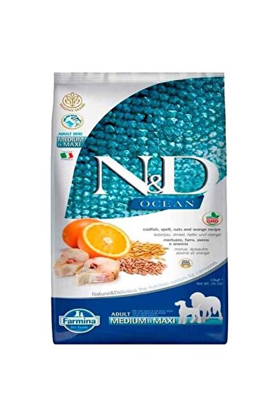 N&D Natural Delicious Düşük Tahıllı Morina Balıklı Portakallı Yetişkin Köpek ...