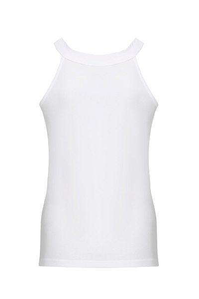 Şahin Tricou alb din dantelă Lycra pentru femei