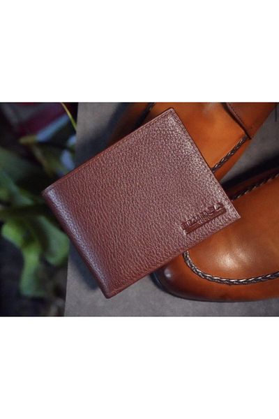 Eminsa Claret Red Leather Men's Wallet