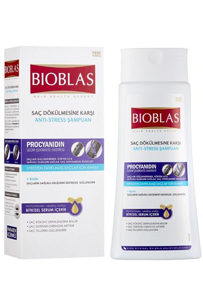Bioblas Procyanidin Anti-Hair Loss - Anti-stress Shampoo 360 Ml