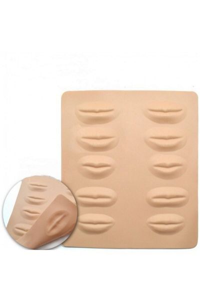 İthalSepeti 10 Pieces 3d Lip Permanent Makeup Microblading Work Latex