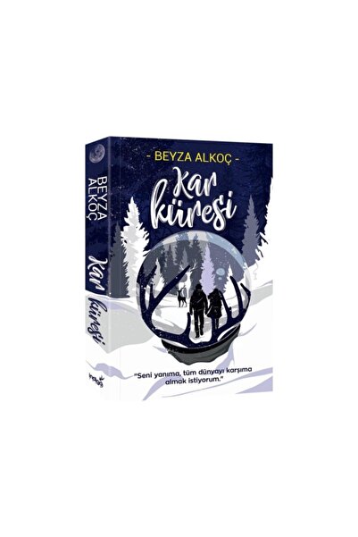 İndigo Kitap Kar Küresi - Beyaz Alkoç