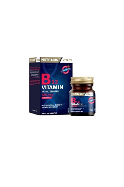 Nutraxin B12 Vitamini 1000 Mg 60 Dilaltı Tableti