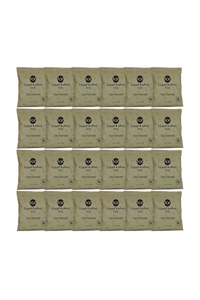 Hisar 24 Pack Coffee Turkish Coffee - 100 Gr