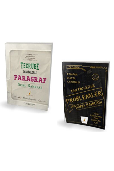 Pelikan Yayınları Rüştü Hoca Taktiklerle Paragraf Ve Problemler Soru Bankası Seti
