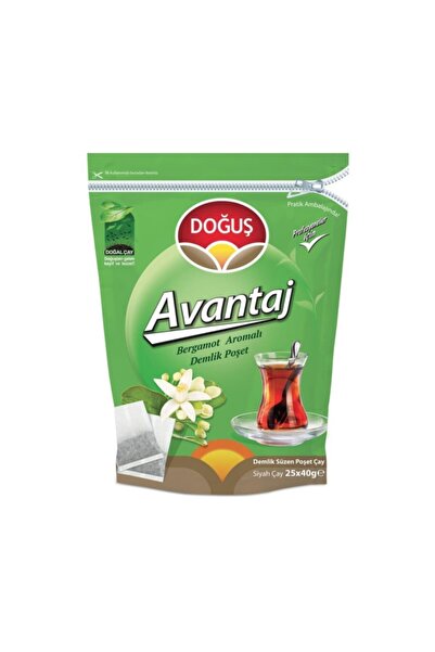 Doğuş Doğuş Profesyonel Avantaj Bergamot Aroma Demlik Poşet Çayı 40 gr 25'li Paket