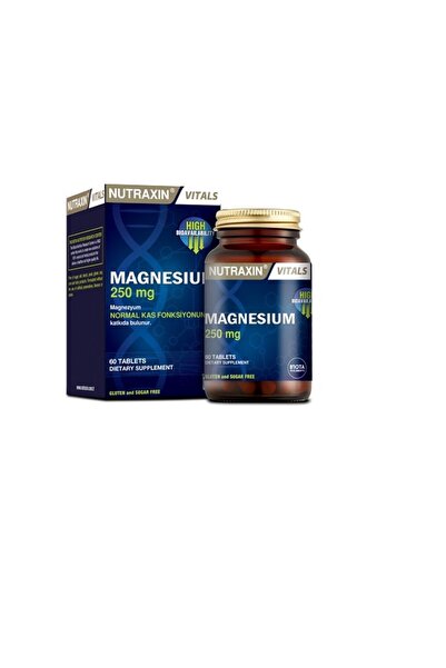 Nutraxin Magnesium 250 Mg 60 Tablet
