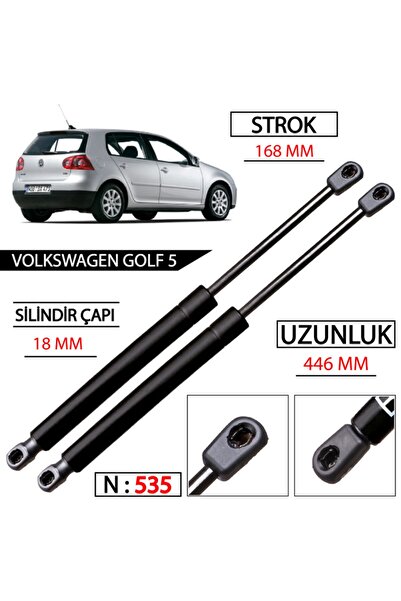 Genel Markalar Volkswagen Golf 5 Bagaj Amortisörü Takım Sağ - Sol 1k6827550f