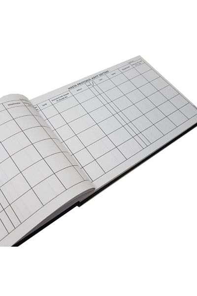 Gülşen Kırtasiye Patient Protocol Record Book - 96 Pieces