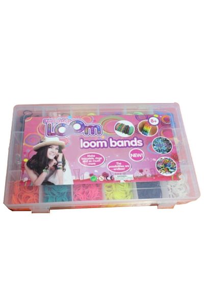RoseRoi Rubber Bracelet Making Kit Hand Skill Play Set