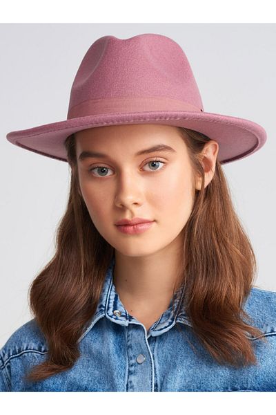 Dilvin Women's Powder Fedora Hat 186A01567